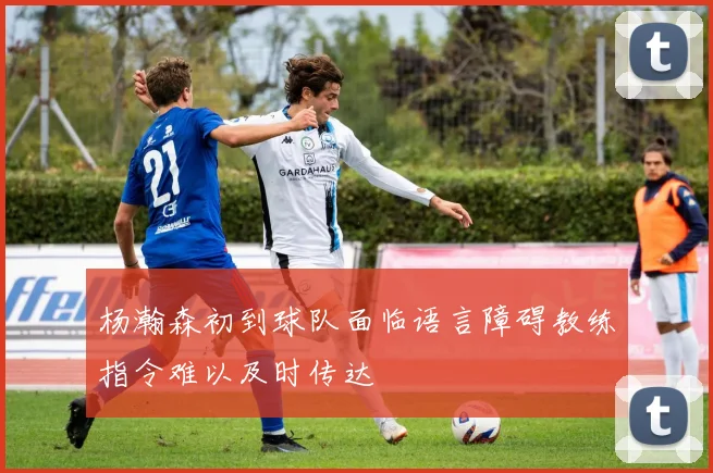 杨瀚森初到球队面临语言障碍教练指令难以及时传达